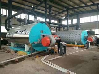 山東煙臺8噸低氮80㎎燃氣常壓熱水